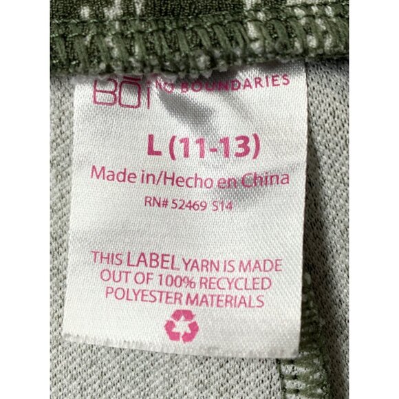 NOBO Green Striped Two-Piece Set No Boundaries L Jr 11-13 RAA10431 New - Picture 6 of 7